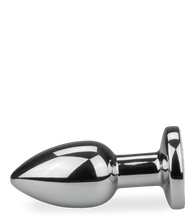 Load image into Gallery viewer, Vibrating light-up bejewelled anal plug