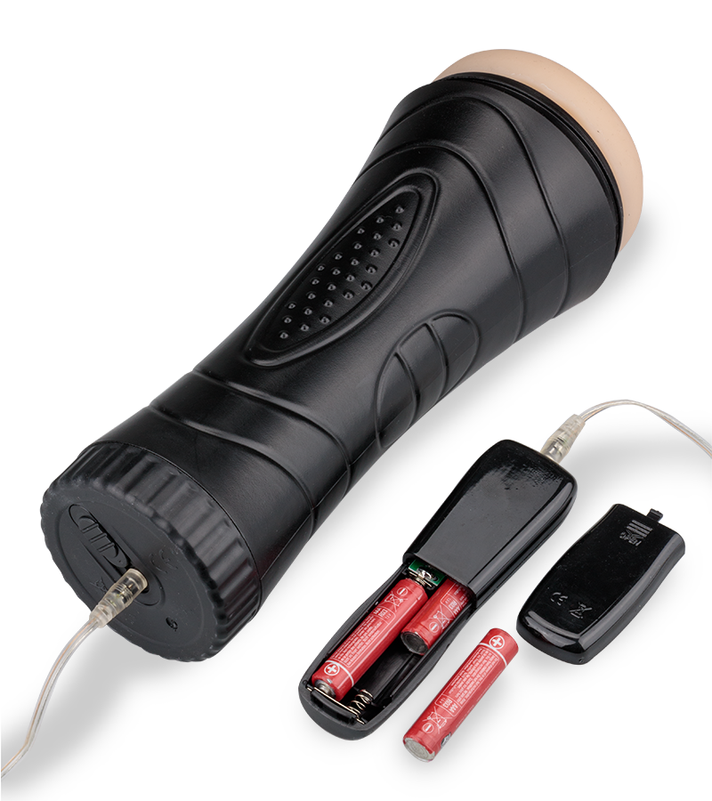 Vibrating mouth masturbator