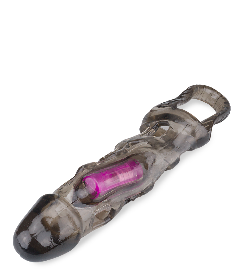 Vibrating penis cage sleeve