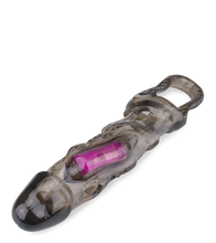 Load image into Gallery viewer, Vibrating penis cage sleeve