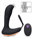 Vibrating prostate stimulator with cock ring 7 modes