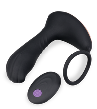 Load image into Gallery viewer, Vibrating prostate stimulator with cock ring 7 modes