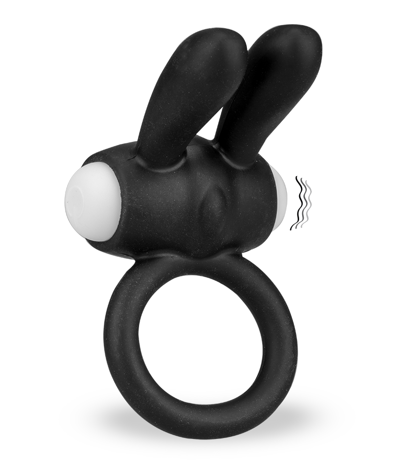 Vibrating rabbit cock ring