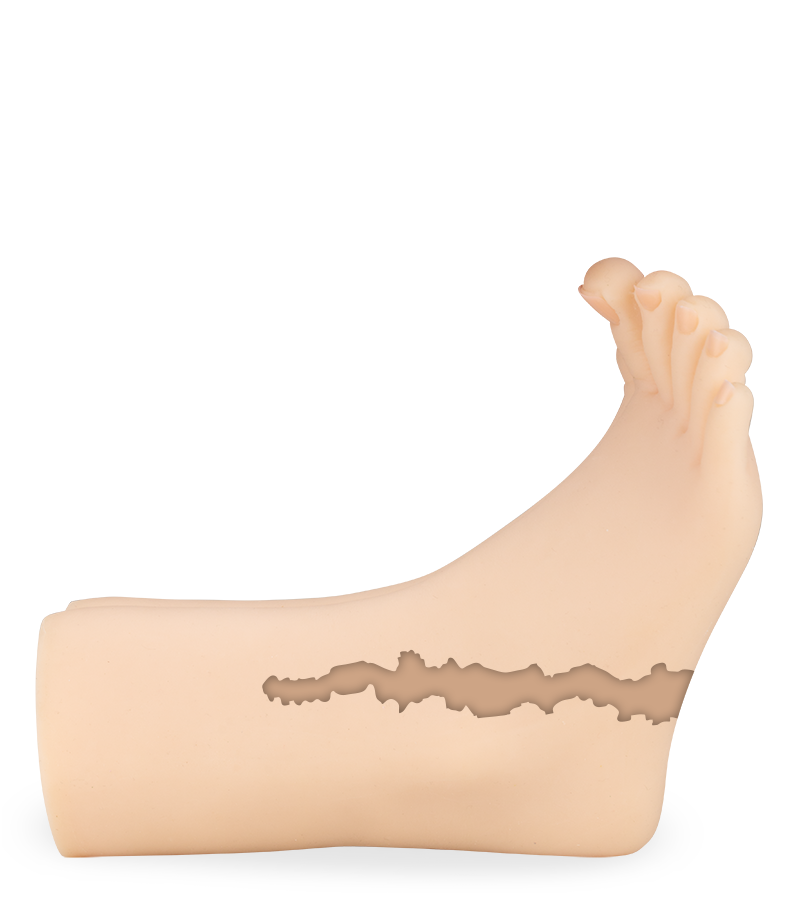 Vibrating realistic feet 4.00 lb