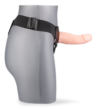 Load image into Gallery viewer, Vibrating realistic hollow strap on dildo