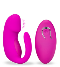Load image into Gallery viewer, Vibrating remote control clitoris stimulator