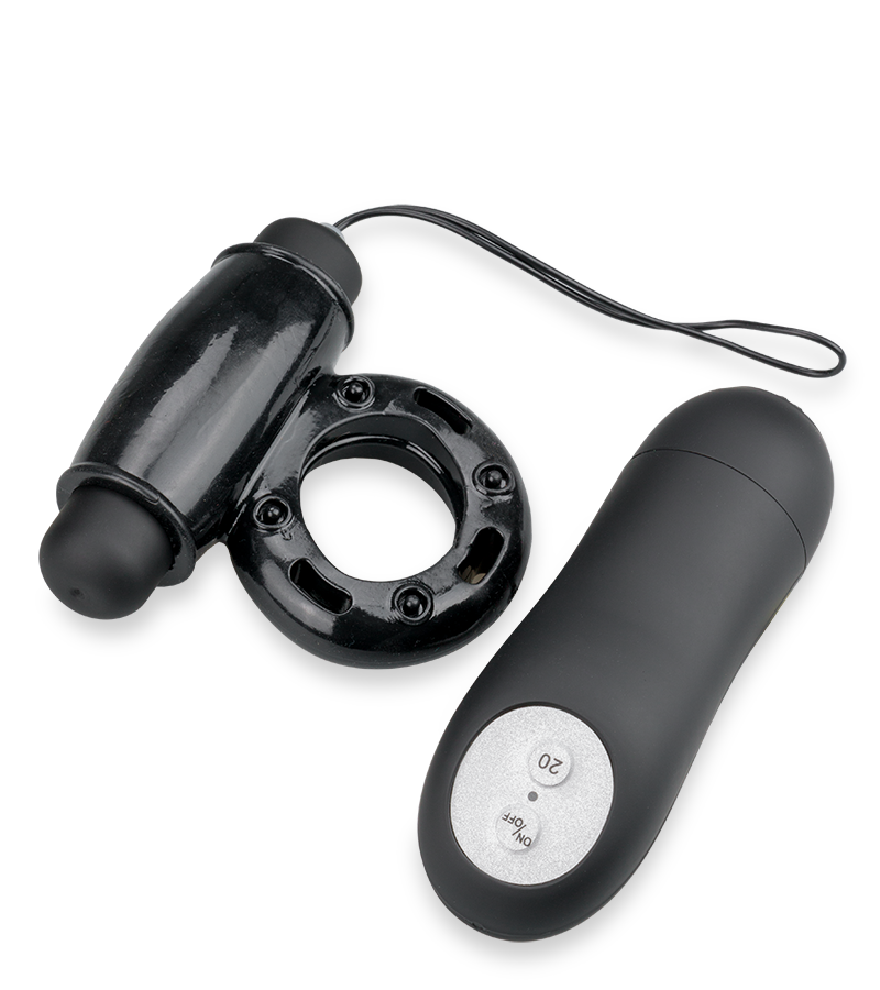 Vibrating remote control cock ring 20 speeds