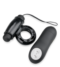 Load image into Gallery viewer, Vibrating remote control cock ring 20 speeds