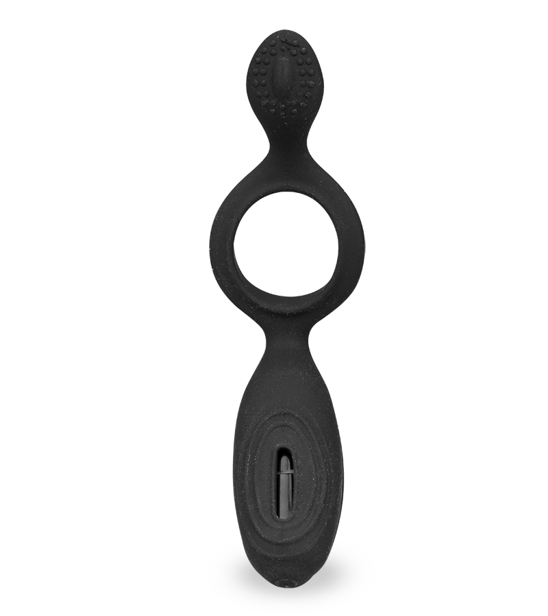 Vibrating silicone cock ring
