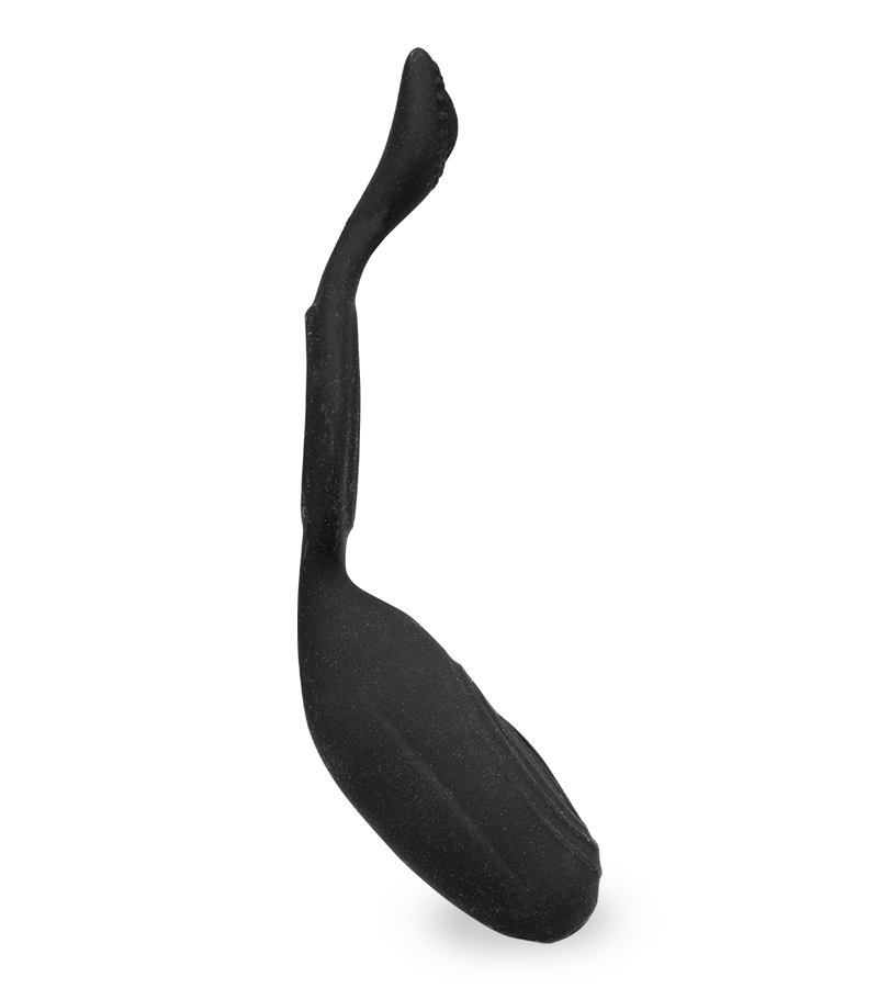 Vibrating silicone cock ring