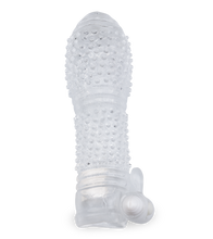 Load image into Gallery viewer, Vibrating spiky-texture penis sleeve