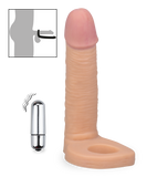 Vibrating strap on dildo for double penetration