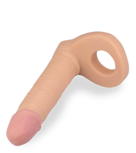Load image into Gallery viewer, Vibrating strap on dildo for double penetration