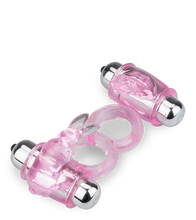 Load image into Gallery viewer, Vibrating tongue rabbit cock ring
