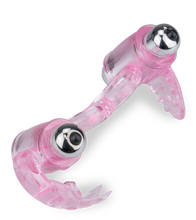 Load image into Gallery viewer, Vibrating tongue rabbit cock ring
