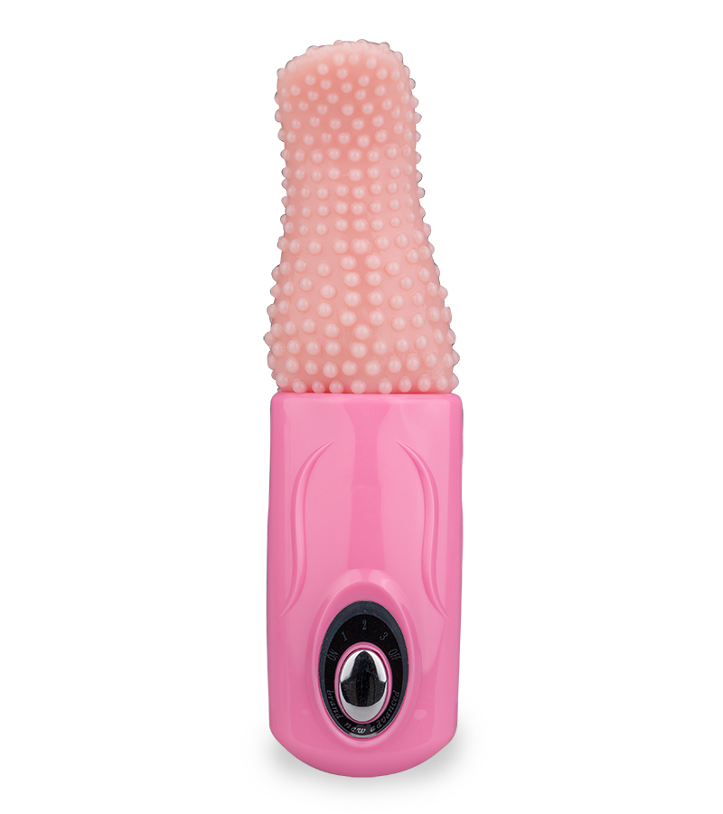 Vibrating tongue-shaped clit and vagina stimulator