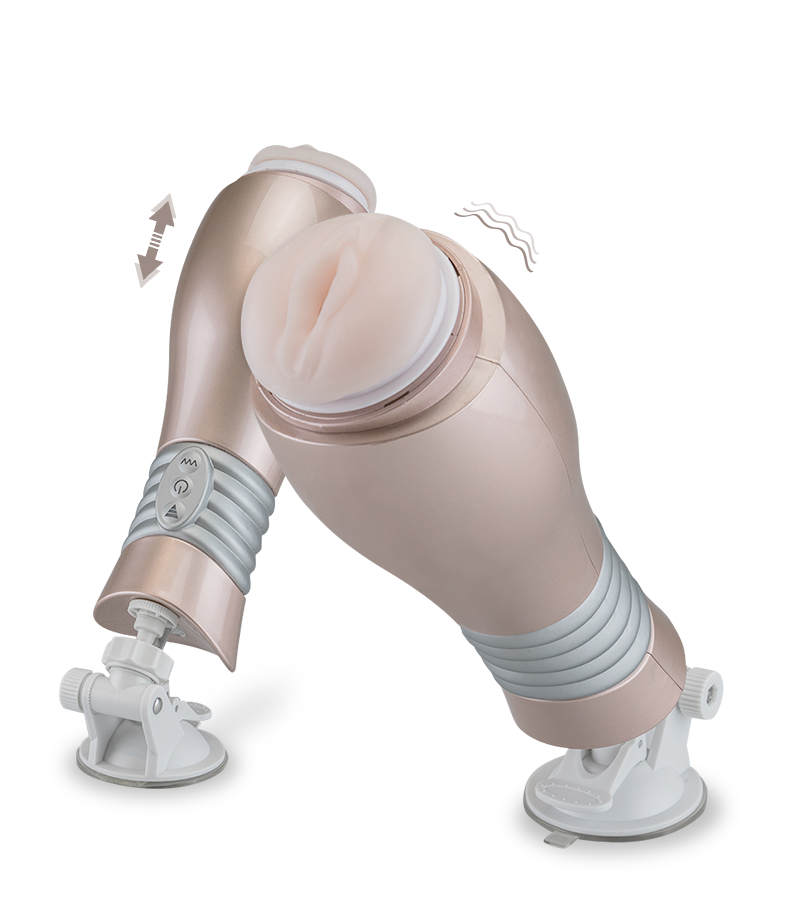 Vibrating vagina masturbator