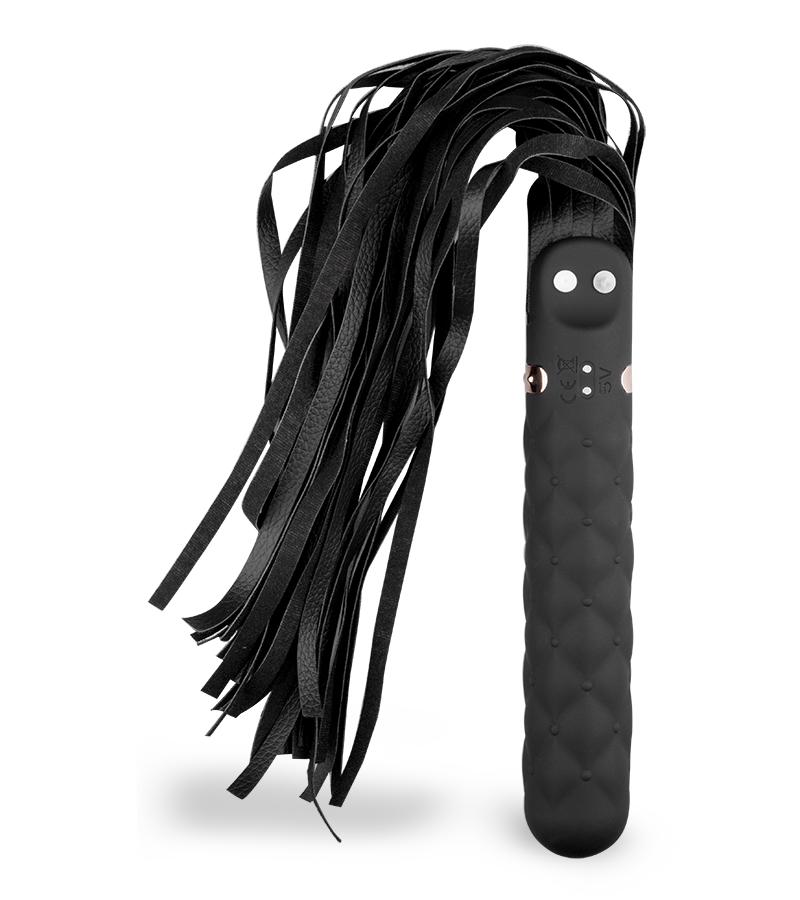 Vibrator with BDSM flogger