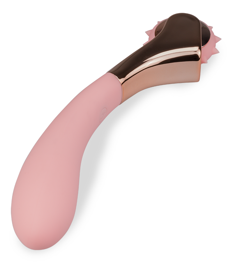 Vibrator with Wartenberg pinwheel