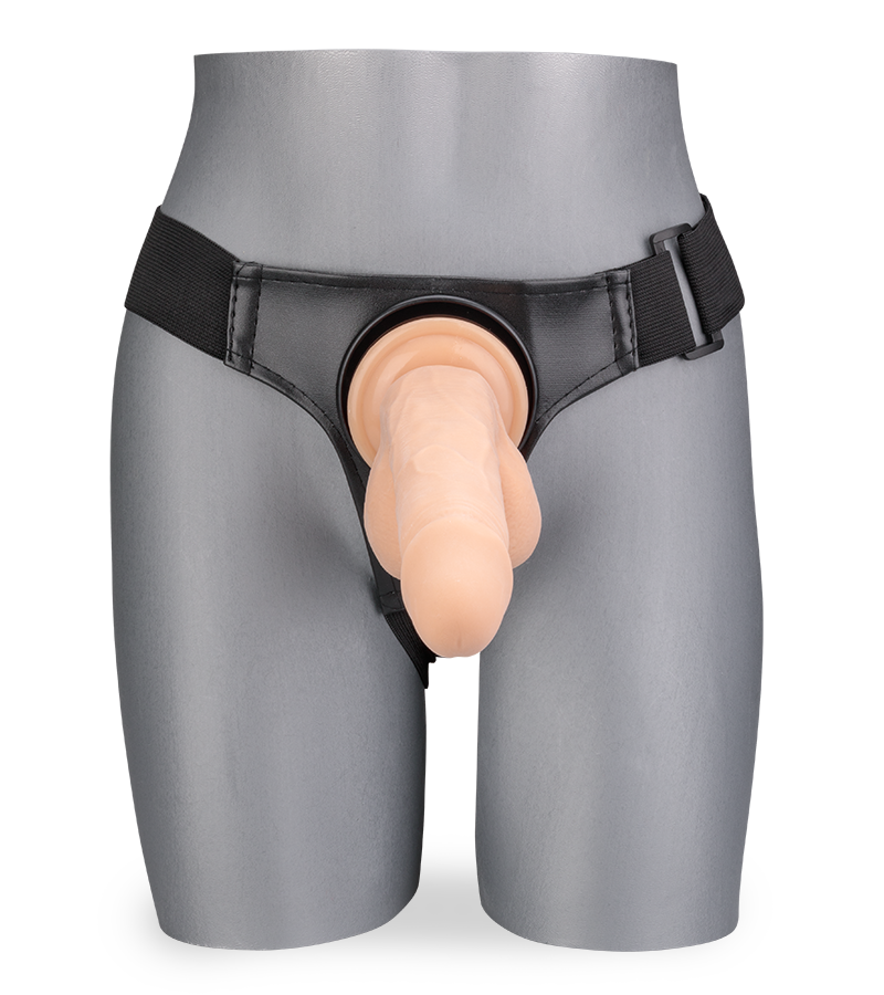 Victor suction-cup strap-on dildo 7.75 inches