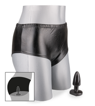 Load image into Gallery viewer, Vinyl butt plug knickers