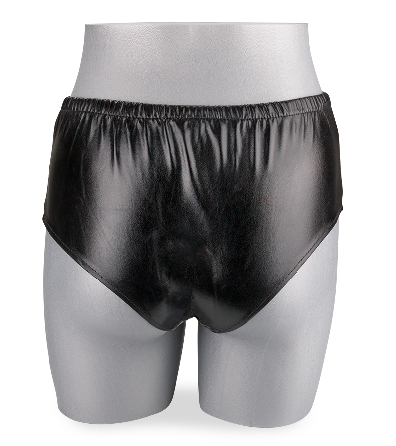 Vinyl butt plug knickers