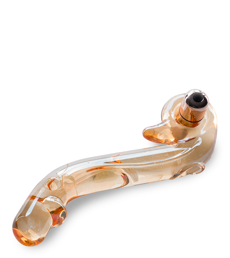 Virtuoso vibrating glass dildo