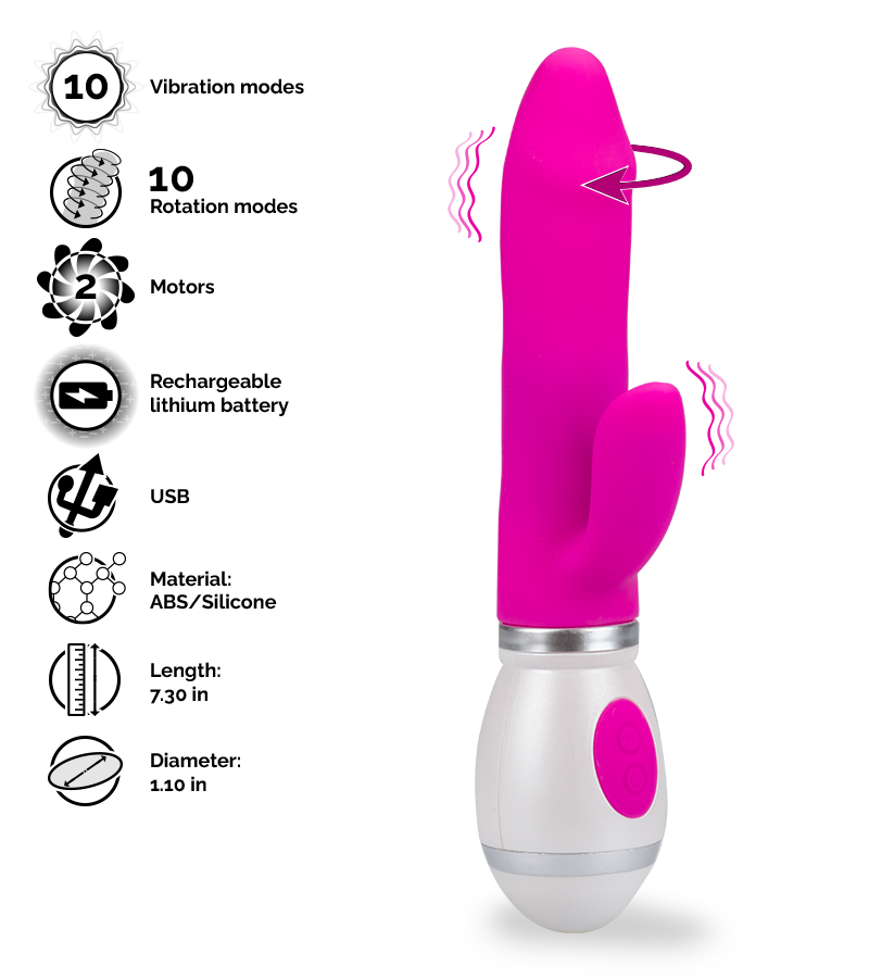 Viva rotating rabbit vibrator