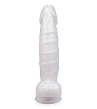 Load image into Gallery viewer, Vladimir ribbed suction cup mega dildo