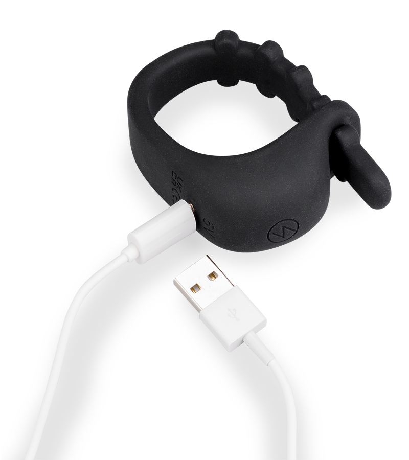 Voltage adjustable e-stim cock ring