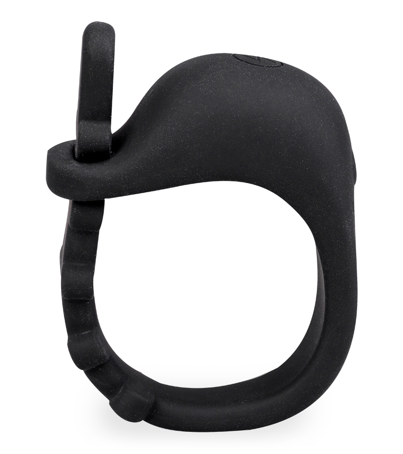 Voltage adjustable e-stim cock ring