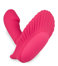 Load image into Gallery viewer, Wearable vibrating shell dildo