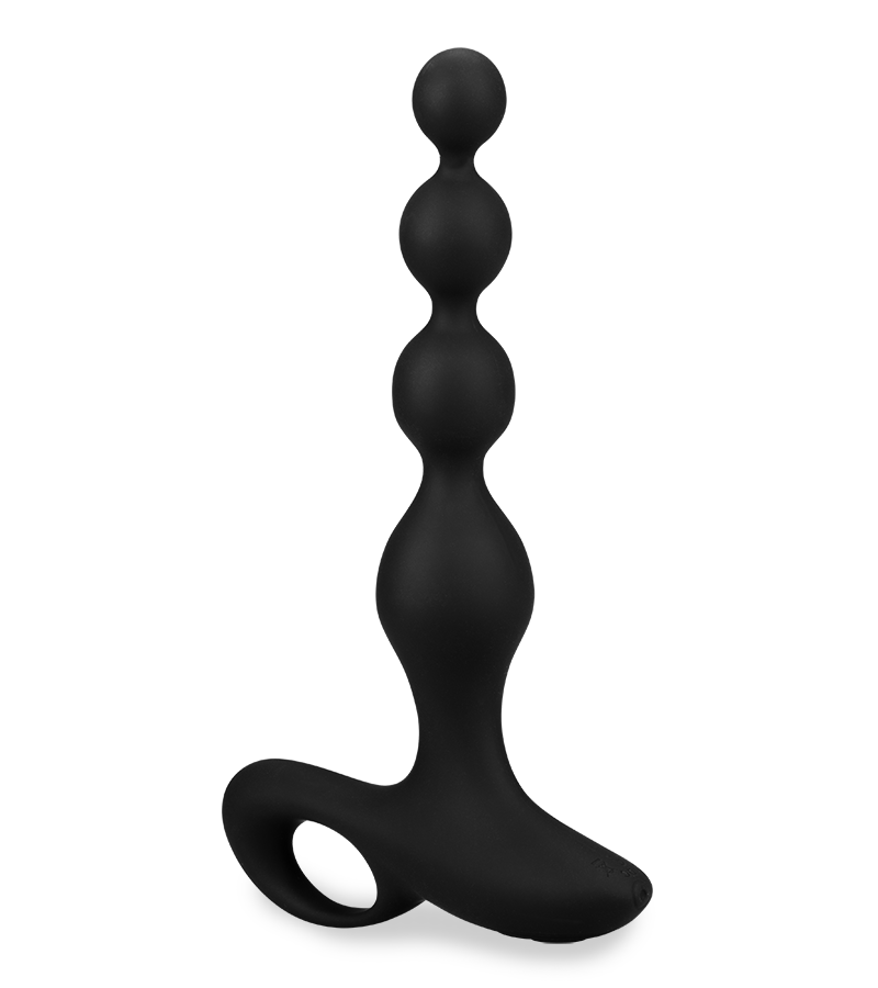 Whisper remote-controlled vibrating anal beads