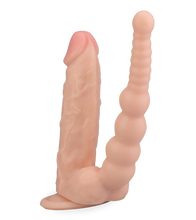 Load image into Gallery viewer, Wilfried realistic suction-cup dildo with anal plug