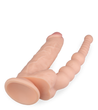Load image into Gallery viewer, Wilfried realistic suction-cup dildo with anal plug