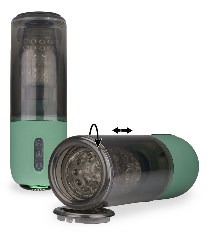 Wilo thrusting and rotating masturbator