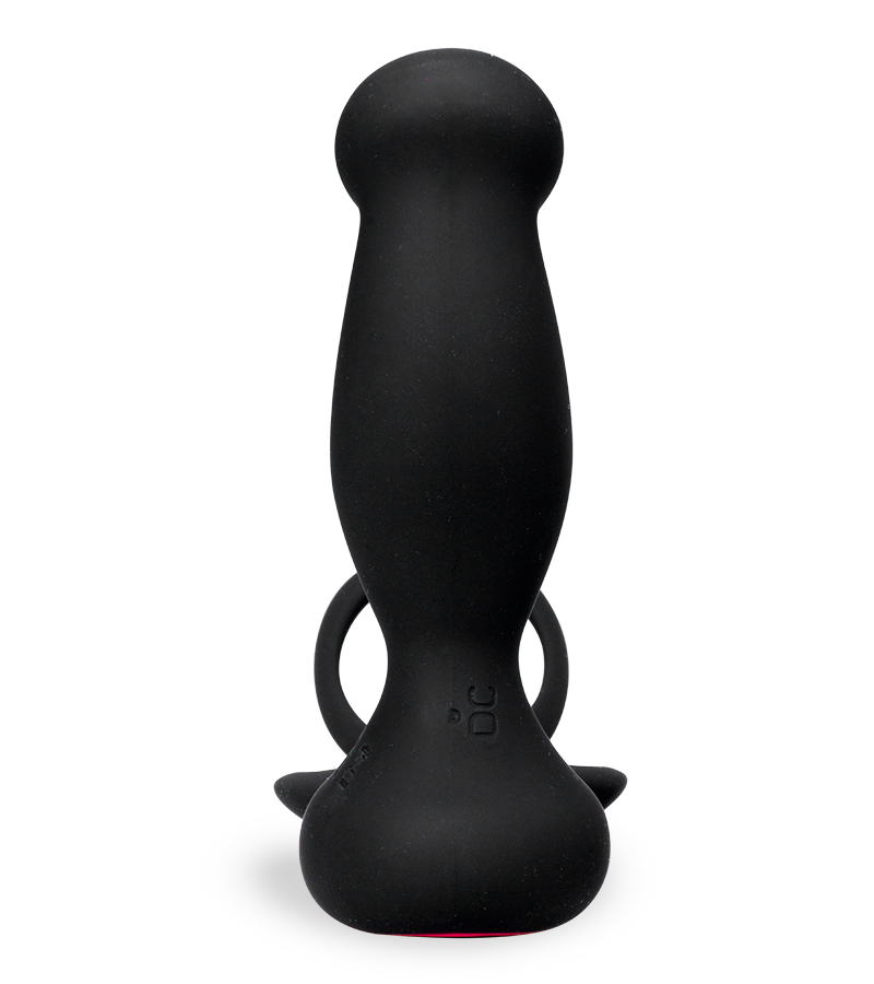 Wireless remote control prostate sex toy with cock ring