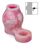 Wolf cock sleeve with knot and ball loop