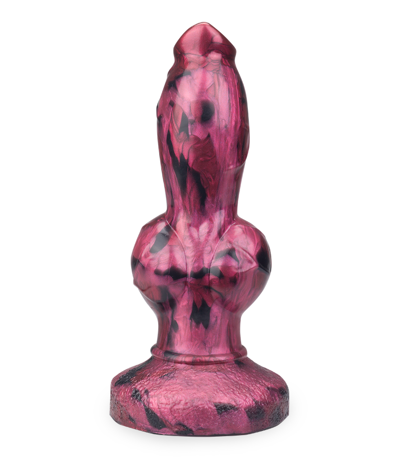 Wolf silicone suction-cup dildo