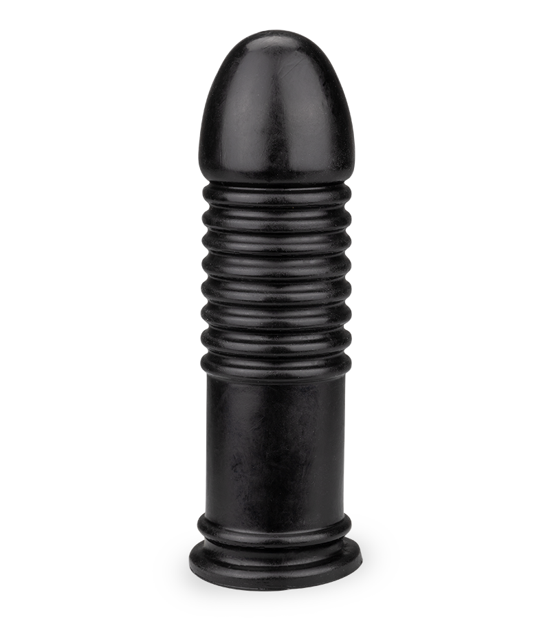 XXL ribbed butt plug