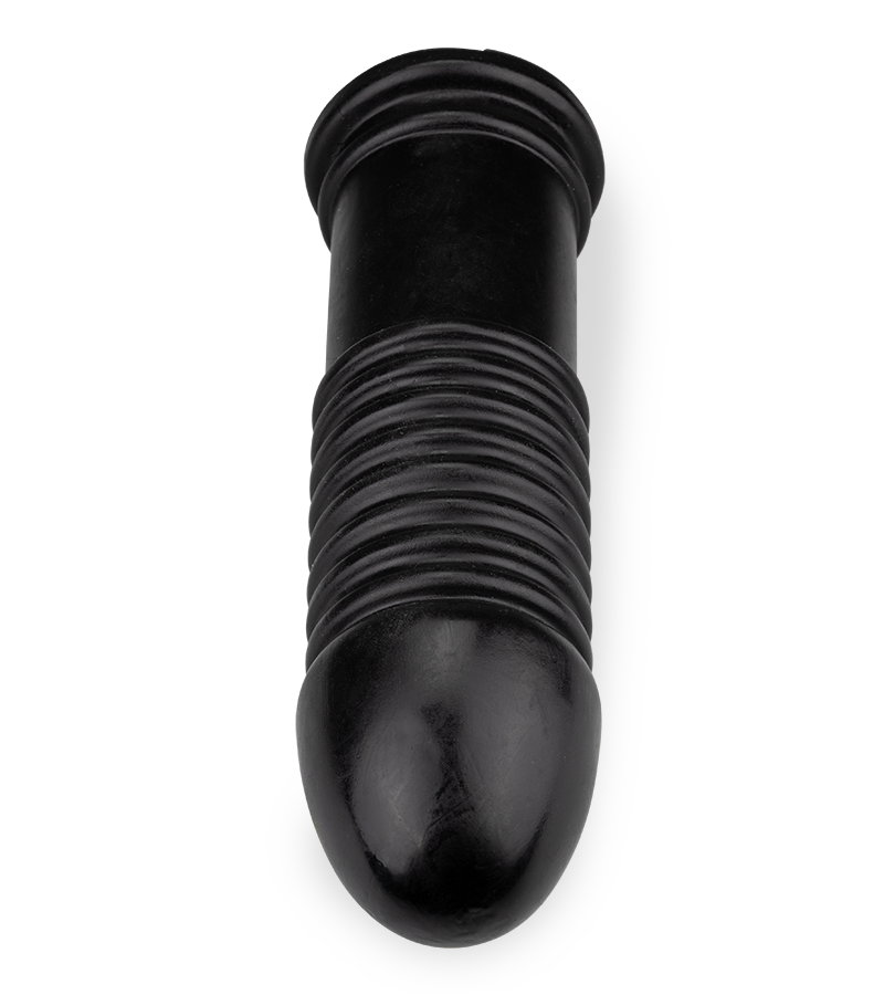 XXL ribbed butt plug