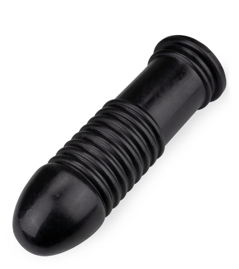 XXL ribbed butt plug