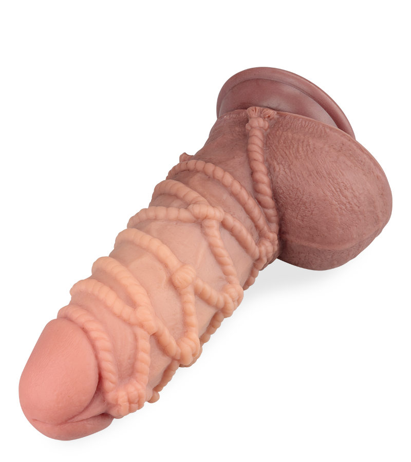 XXL Shibari silicone suction-cup dildo