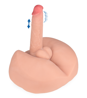 Yanis butt masturbator with vibrating thrusting penis 6.00 lb